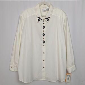 Koret Embroidered Scottish Terrier Shirt